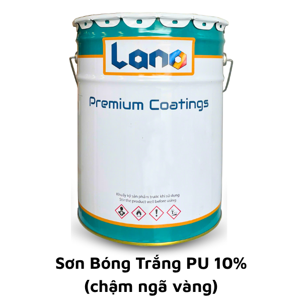 Sơn Bóng PU Lano Chậm Ngã Vàng